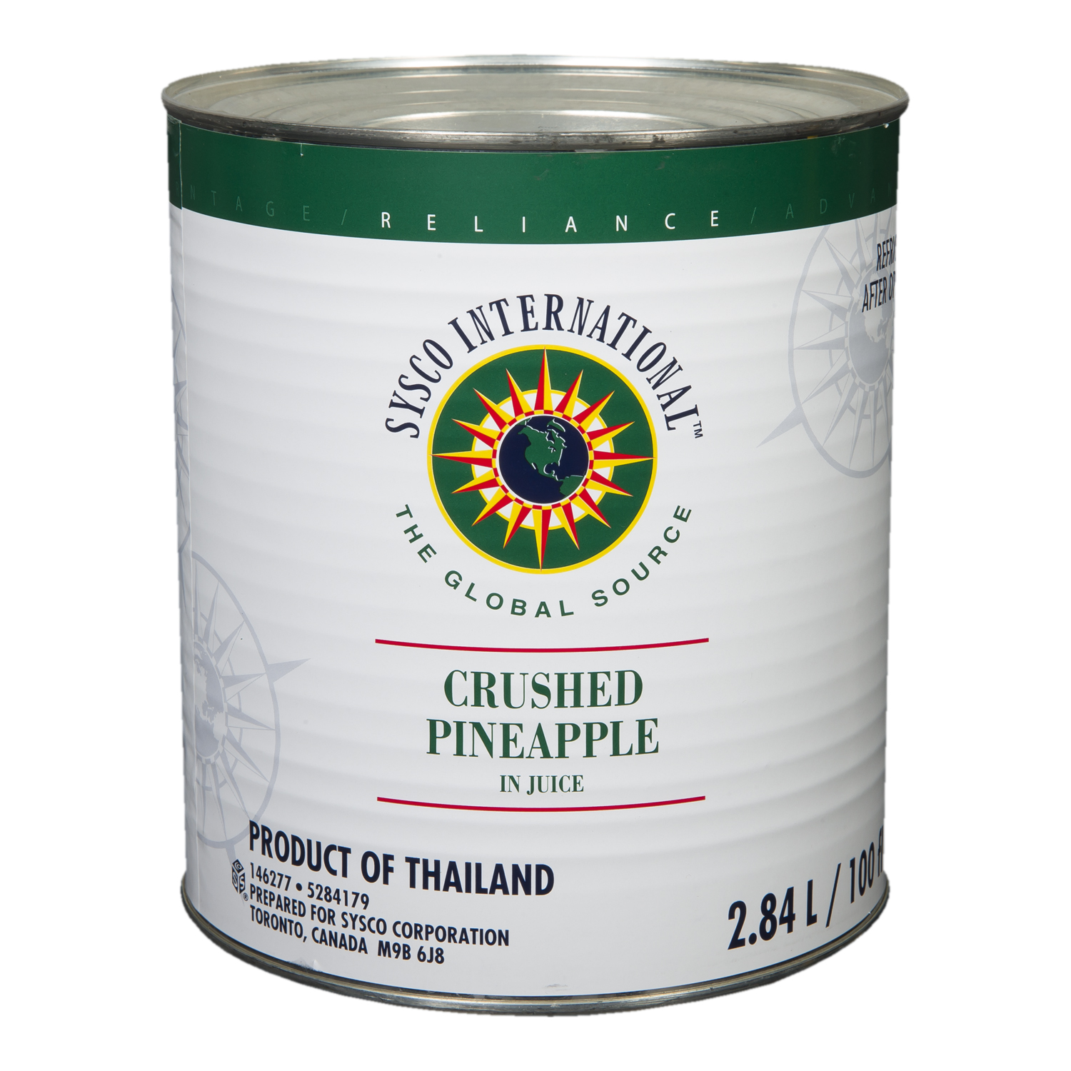 Manufacturer Nutrition Information